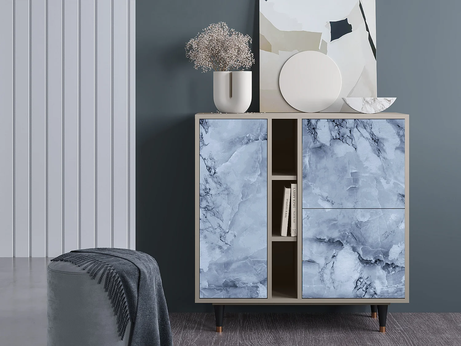 Buffet - 94х96х41 cm - BS5 - Feather Ice, Sable