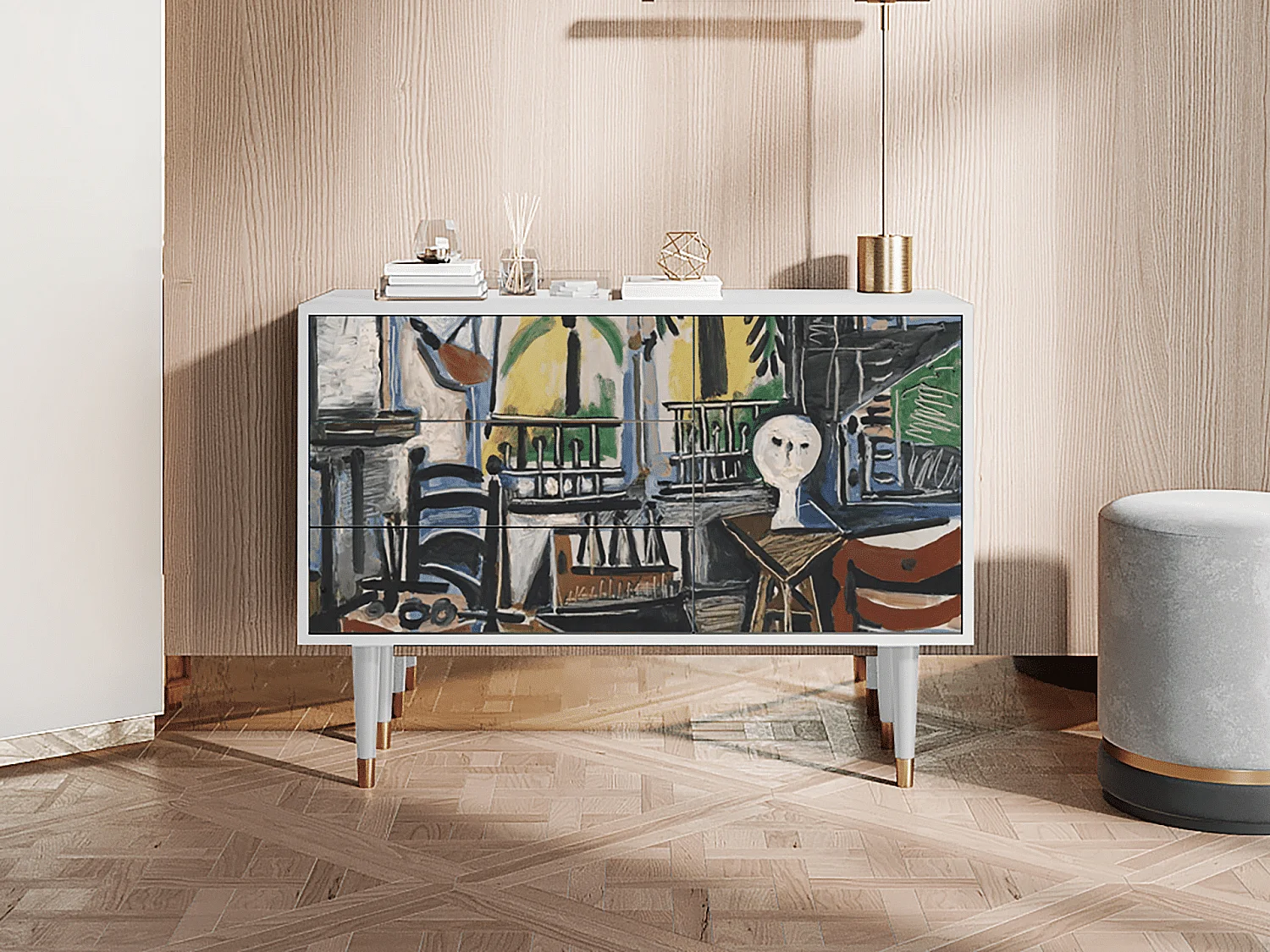 Kredens - 115х84х41 cm - S3 - The Studio , Biały