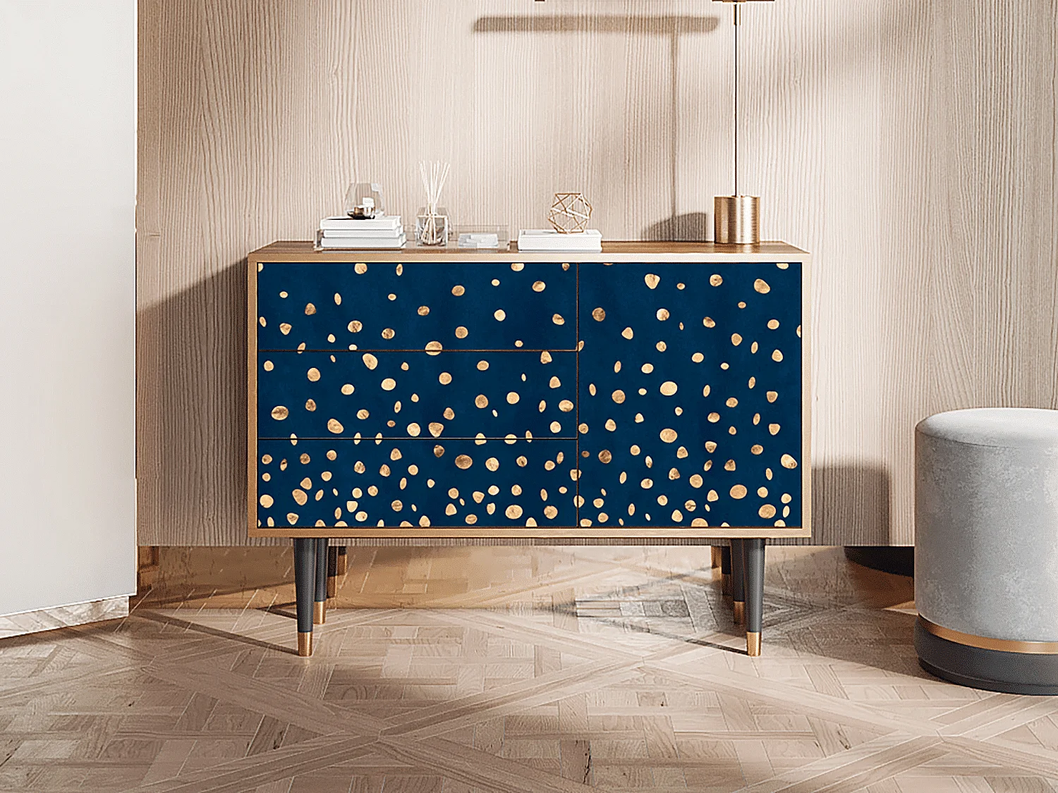 Buffet - 115х84х41 cm - S3 - Night Skies, Noyer