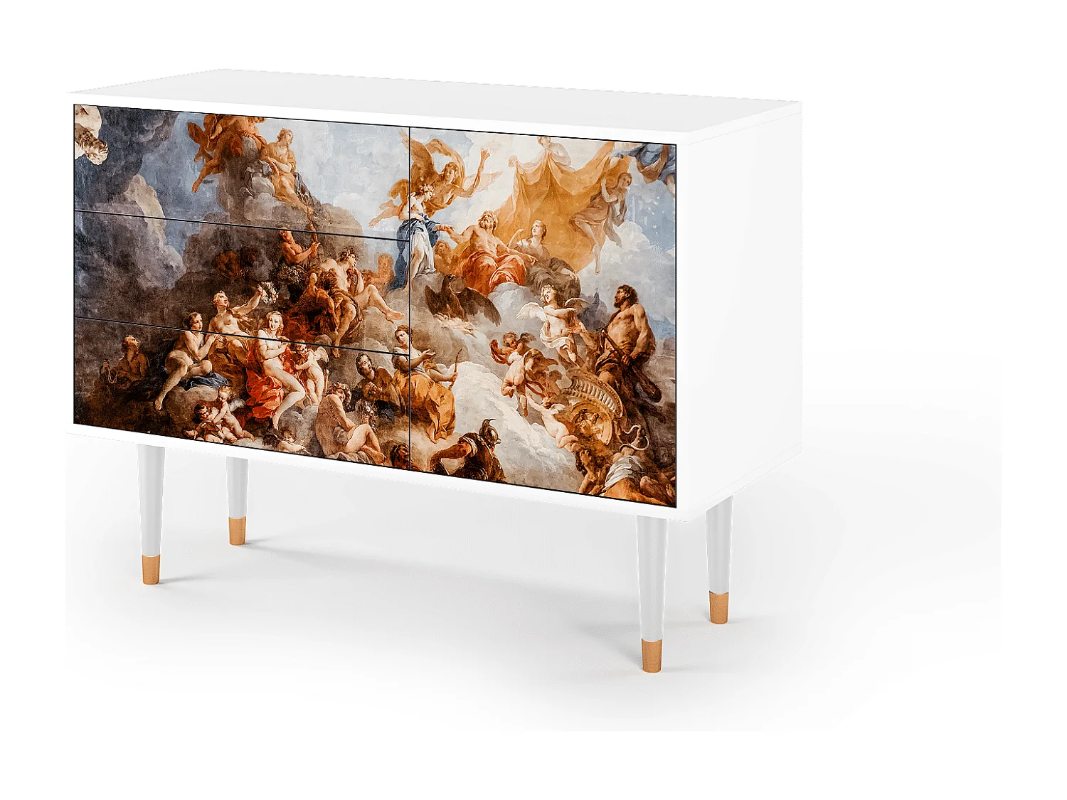 Credenza - 115х84х41 cm - S3 - Versailles, Bianco