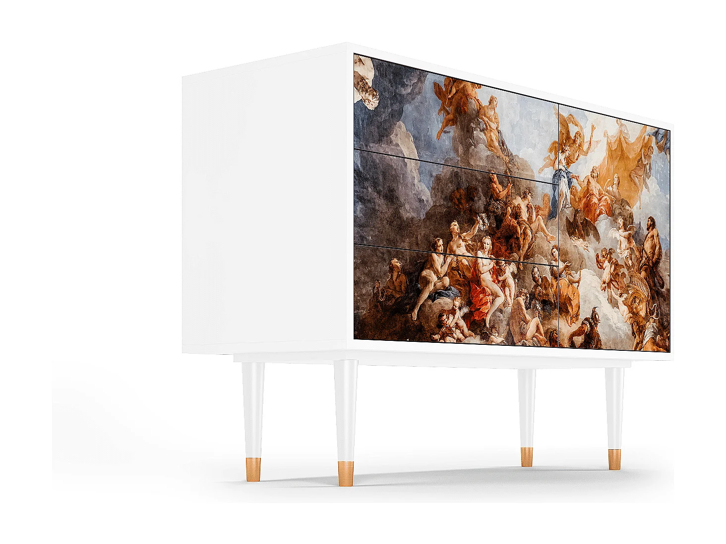 Credenza - 115х84х41 cm - S3 - Versailles, Bianco
