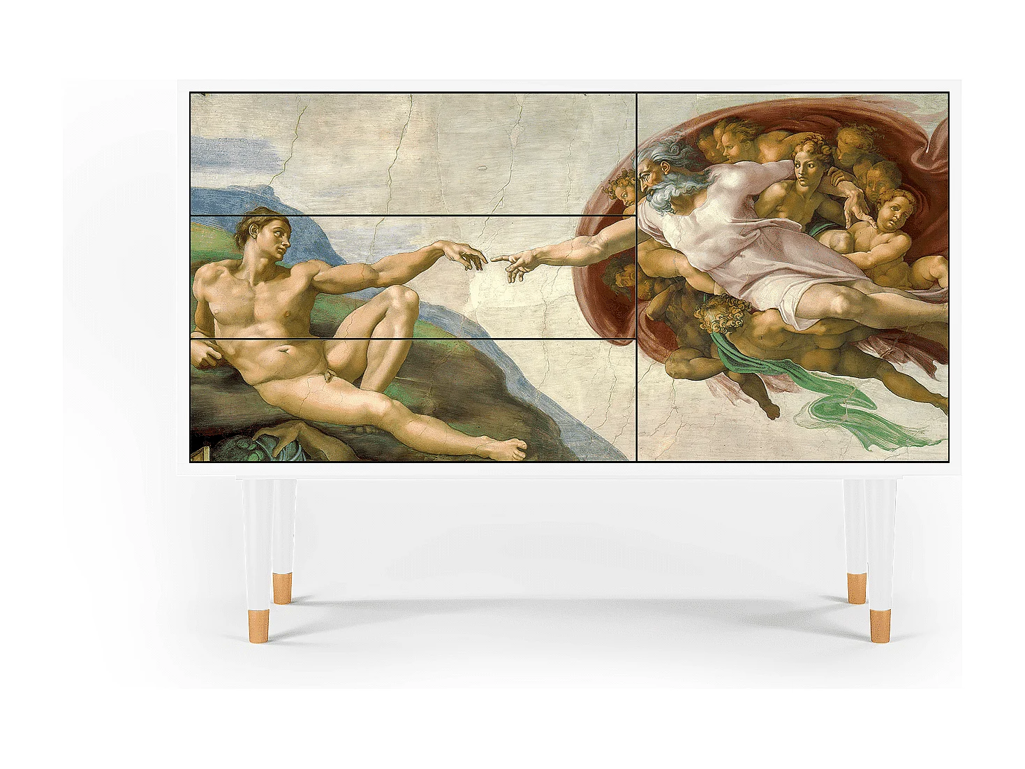 Aparador - 115х84х41 cm - S3 - Versailles, Branco