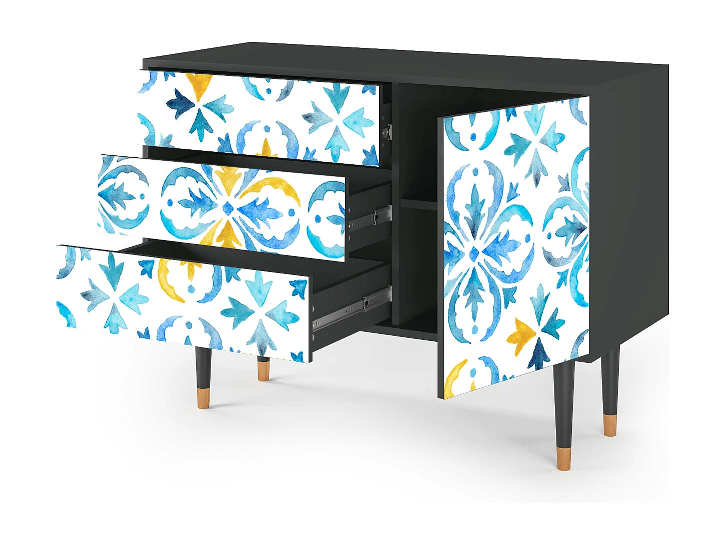 Credenza - 115х84х41 cm - S3 - Lisbon Flover, Antracite