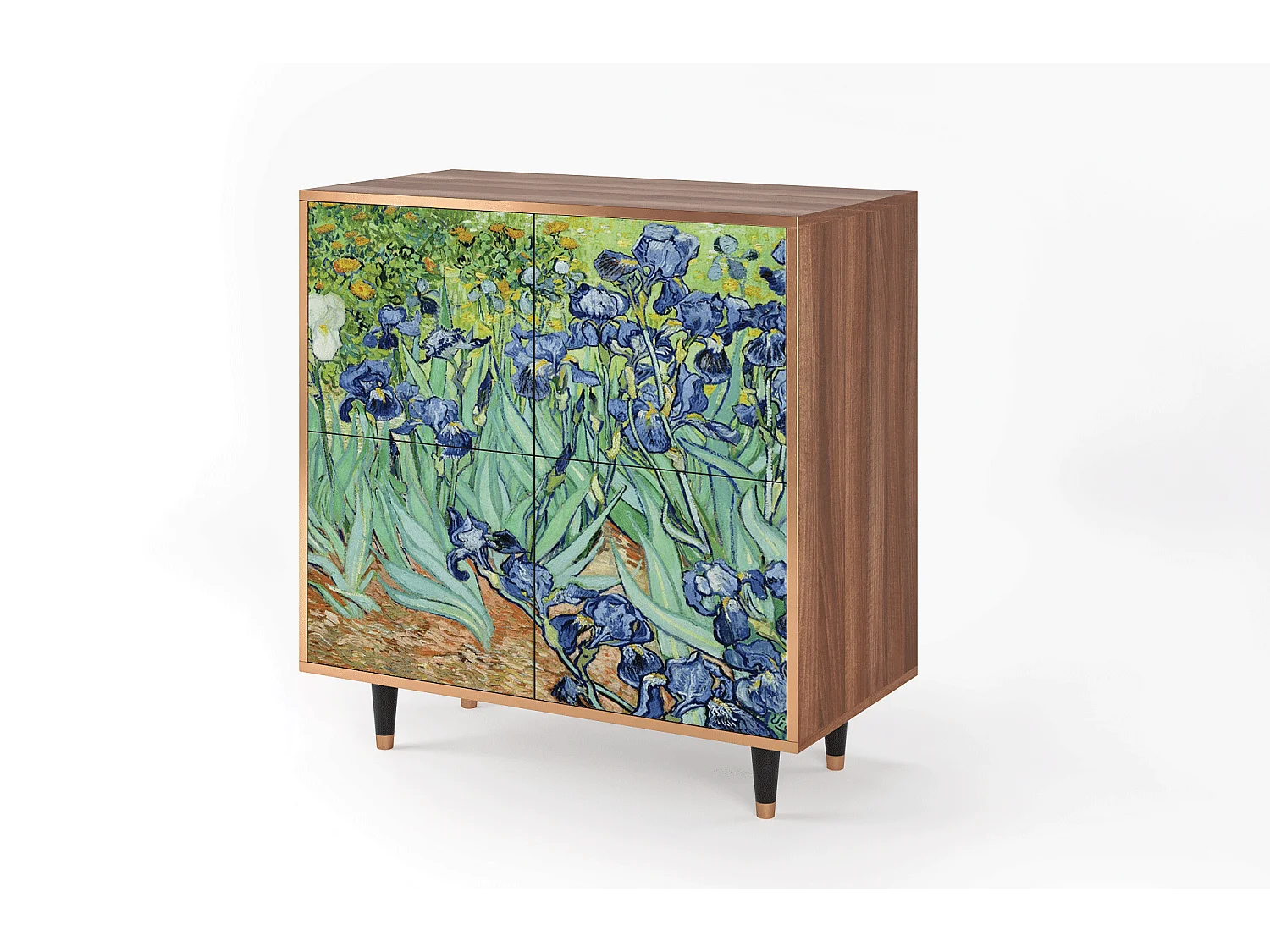 Buffet - 94x96x48 cm - BS3 - Irises , Noyer