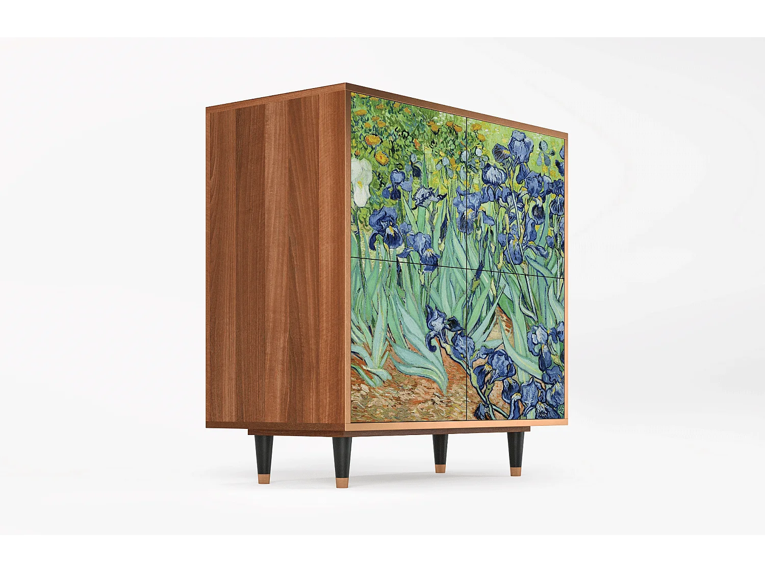 Buffet - 94x96x48 cm - BS3 - Irises , Noyer