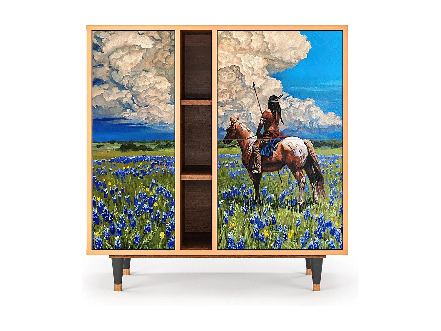 Buffet - 94х96х41 cm - BS5 - Thunderheads by Dean, Noyer