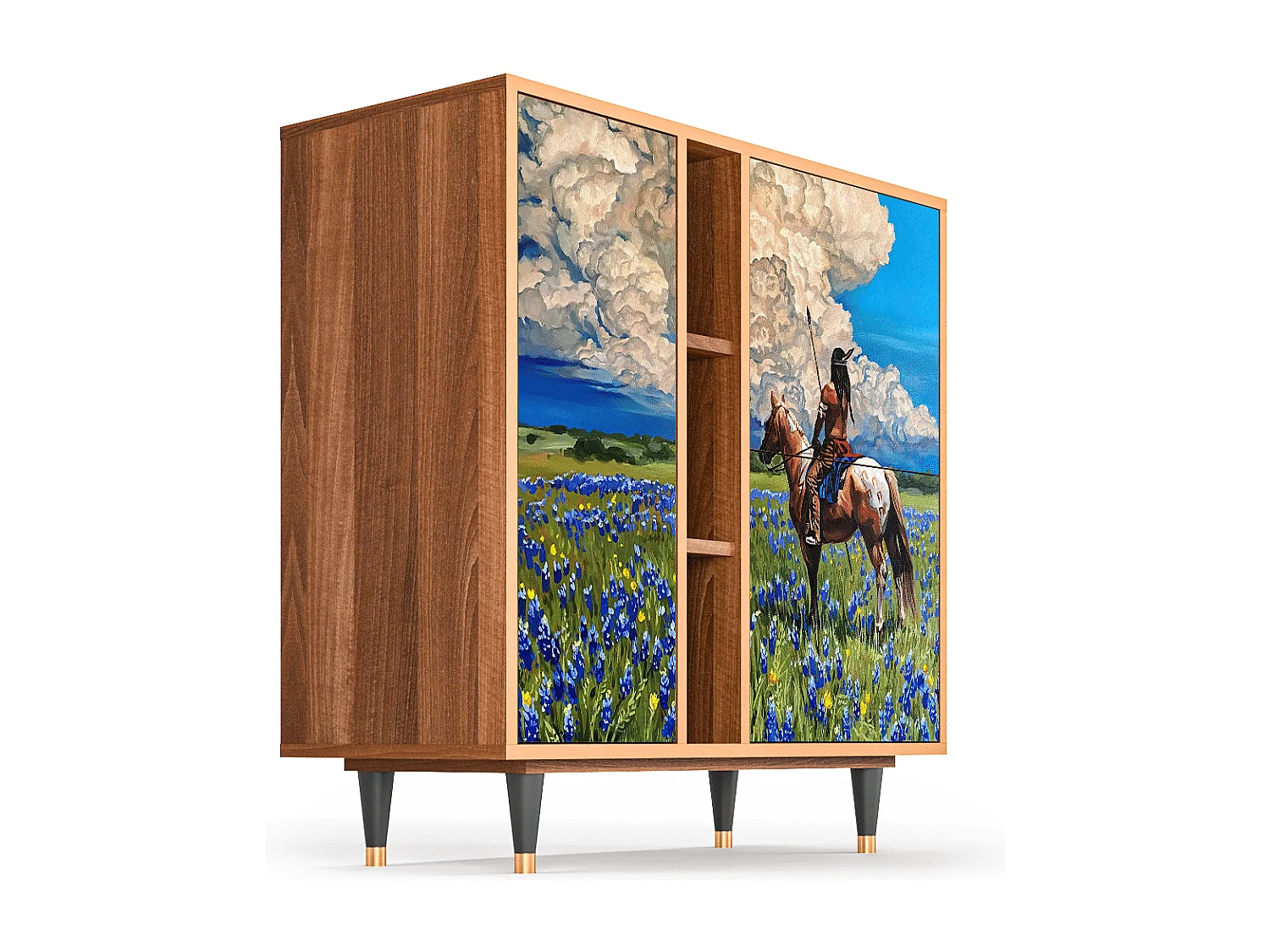 Buffet - 94х96х41 cm - BS5 - Thunderheads by Dean, Noyer