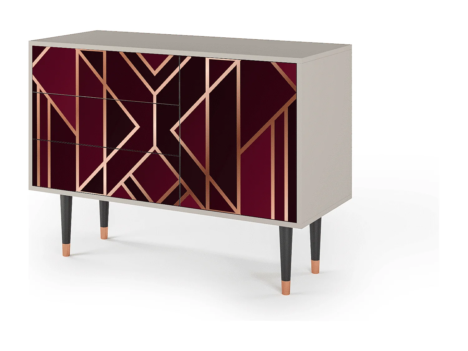 Credenza - 115х84х41 cm - S3 - Burgundy Jewelery, Sabbia