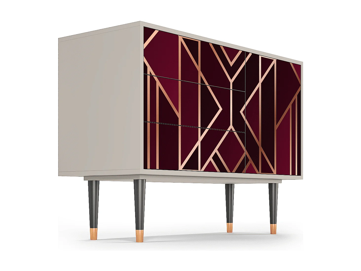 Credenza - 115х84х41 cm - S3 - Burgundy Jewelery, Sabbia