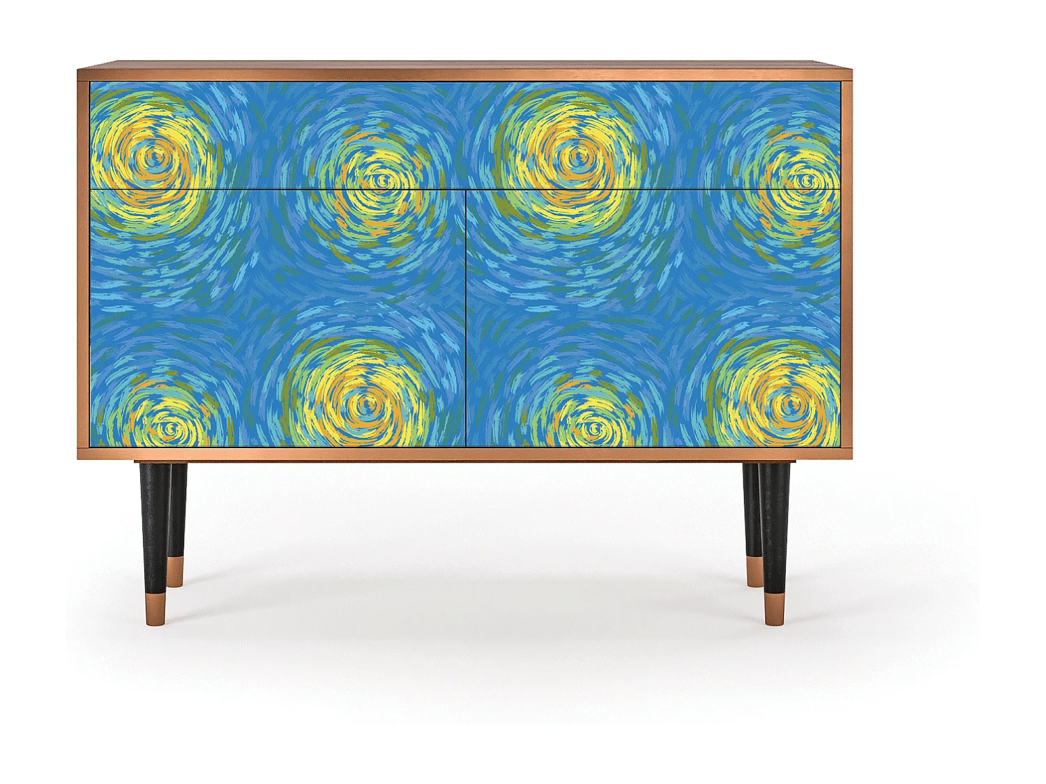 Buffet - 115x85x48 cm - BS4 - Van Gogh Lights, Noyer
