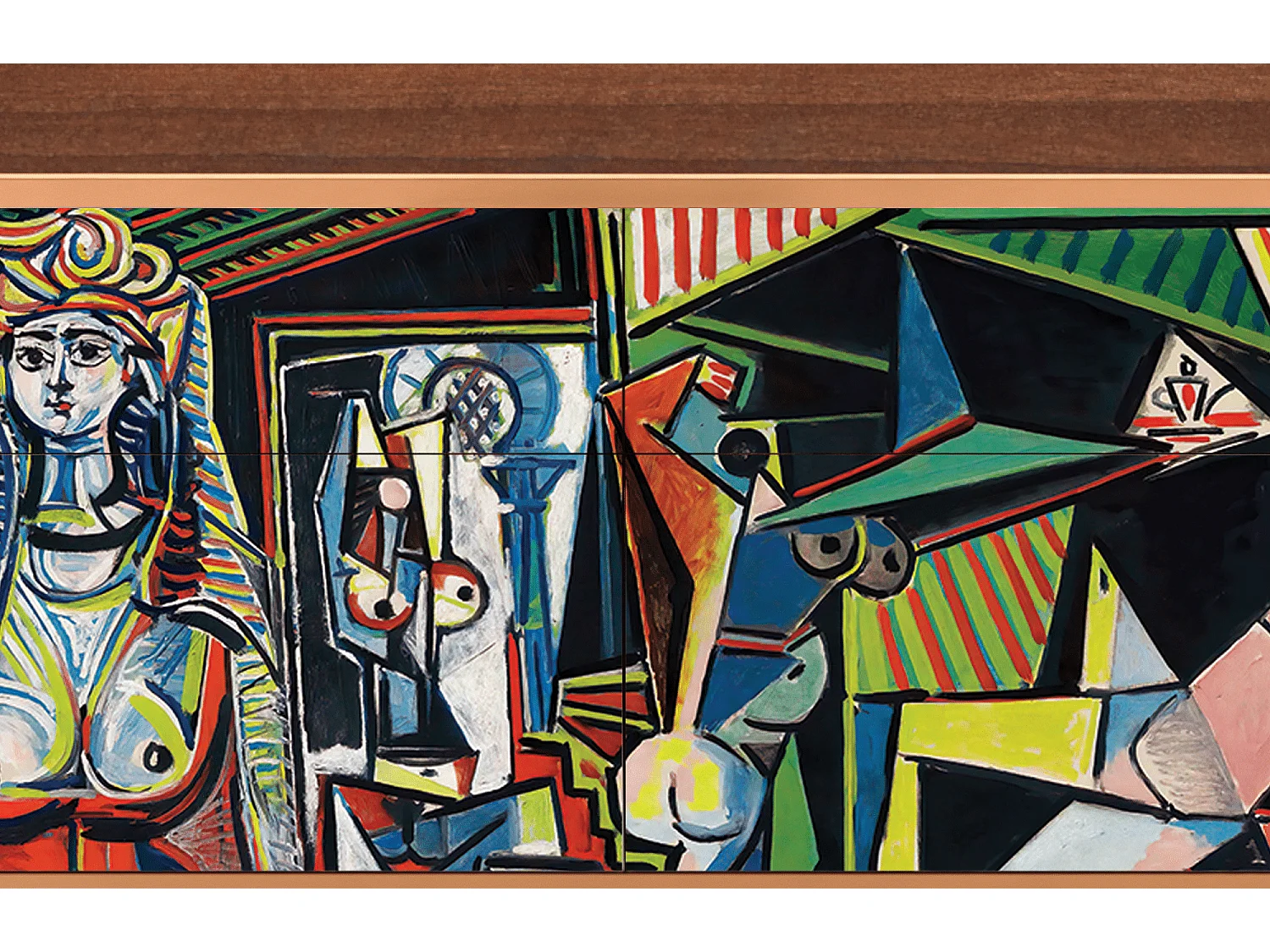 Buffet - 115x85x48 cm - BS4 - Women of Algiers, Noyer