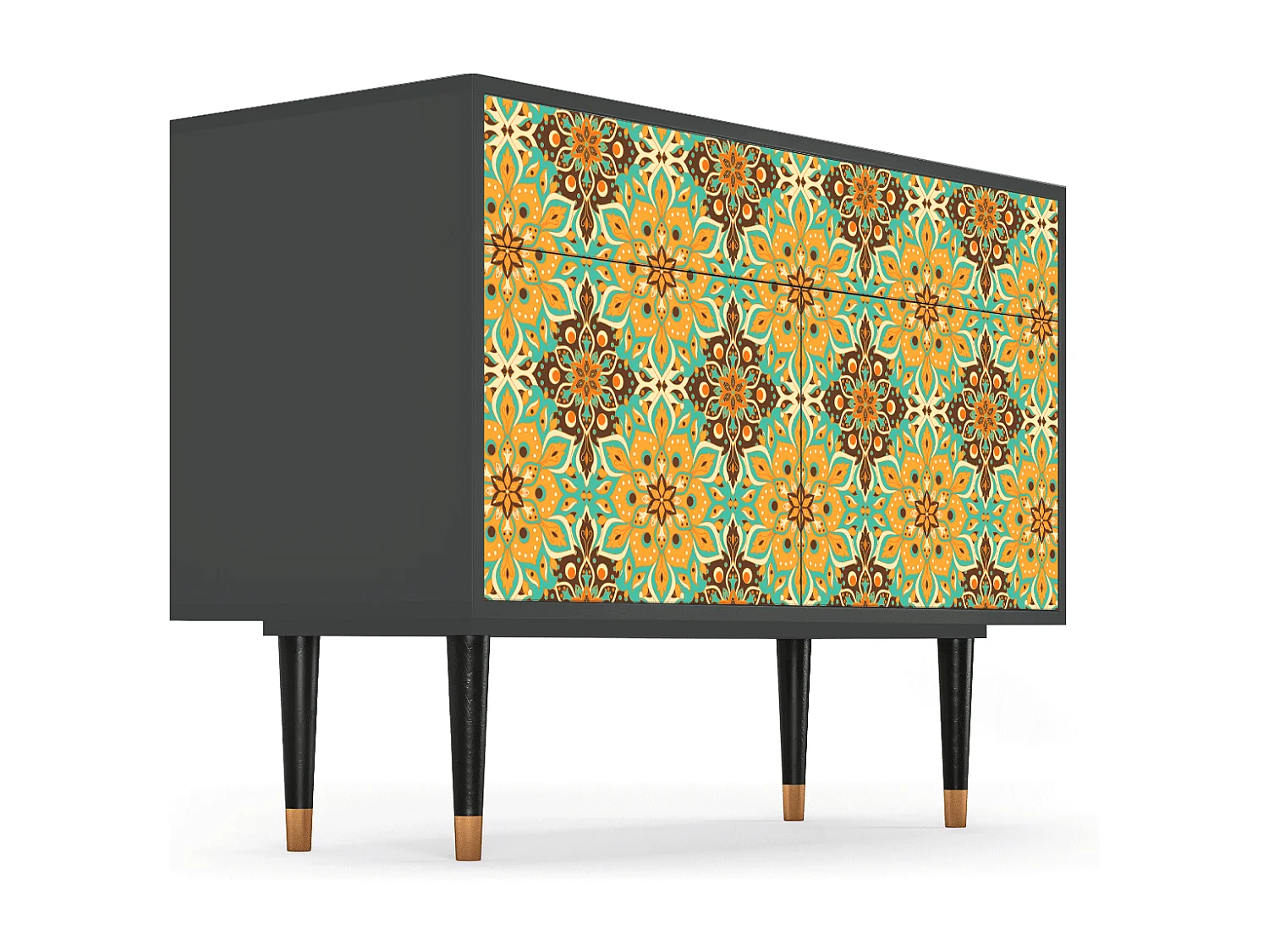 Buffet - 115x85x48 cm - BS4 - Indian Spices, Anthracite