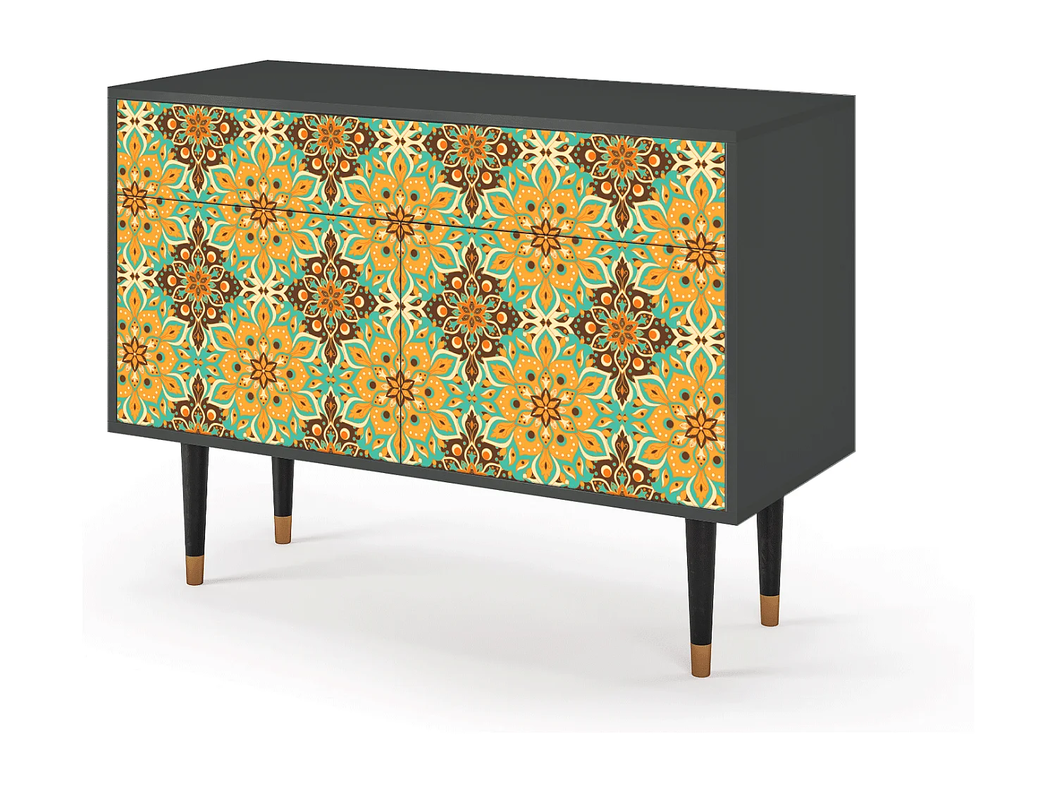 Buffet - 115x85x48 cm - BS4 - Indian Spices, Anthracite