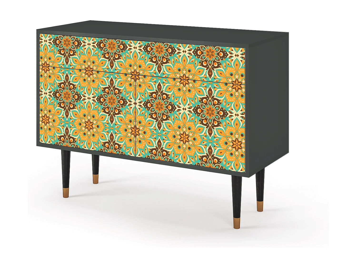 Buffet - 115x85x48 cm - BS4 - Indian Spices, Anthracite