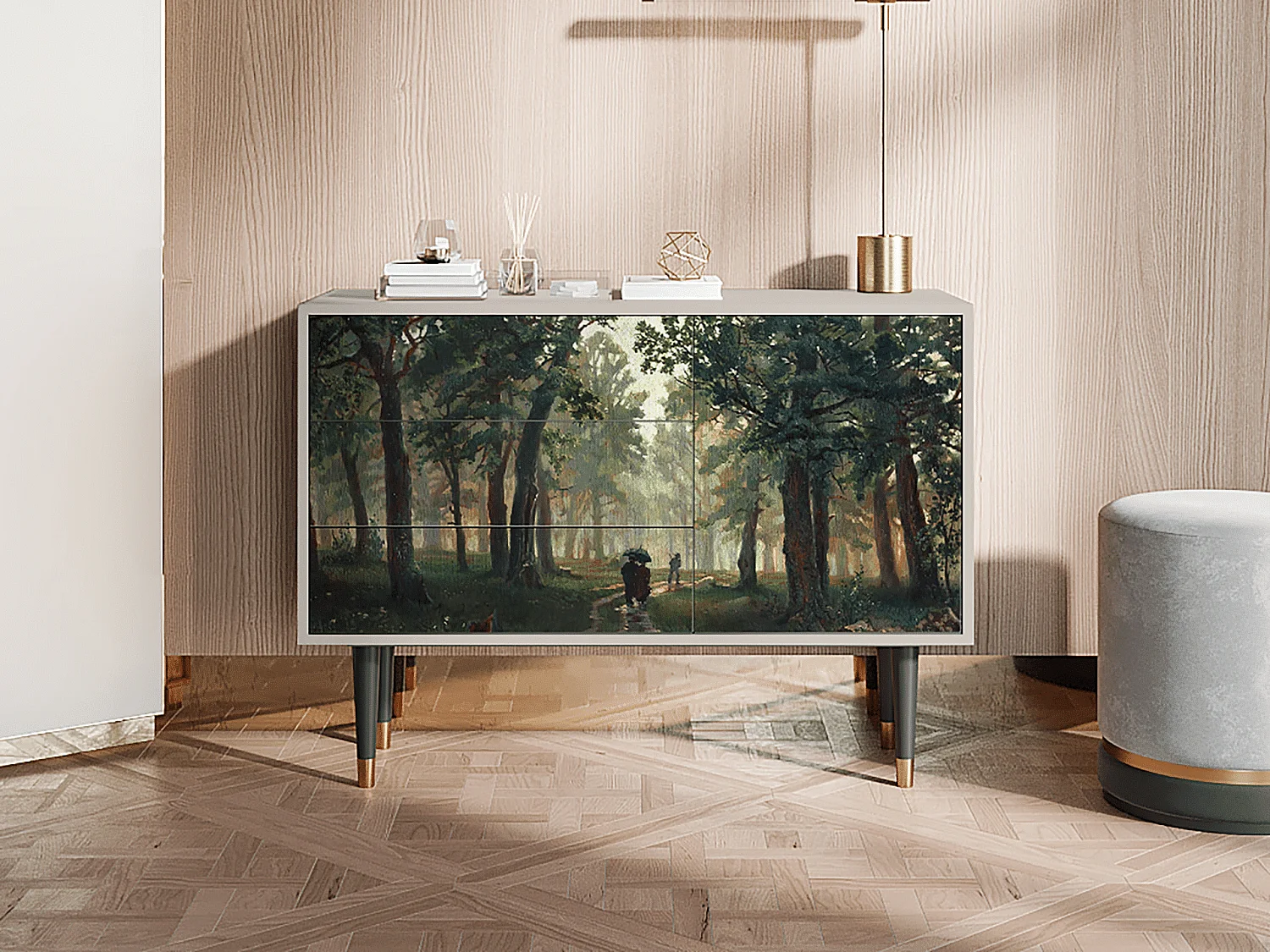 Buffet - 115х84х41 cm - S3 -  Rain in the Oak Forest, Sable