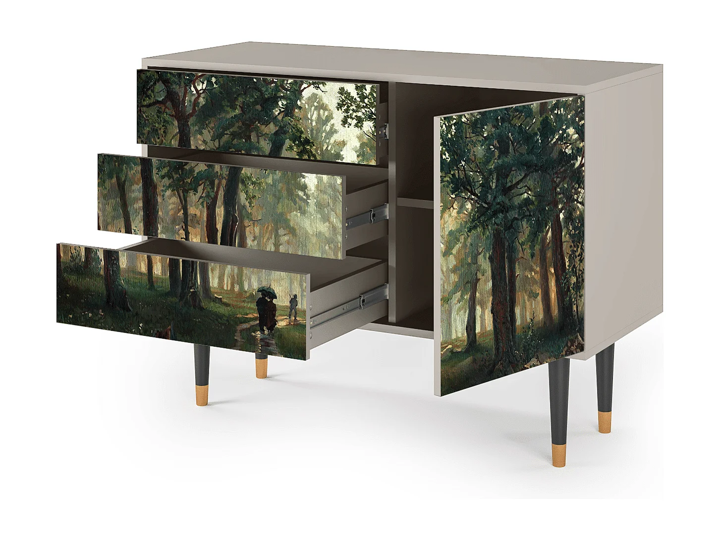 Buffet - 115х84х41 cm - S3 -  Rain in the Oak Forest, Sable