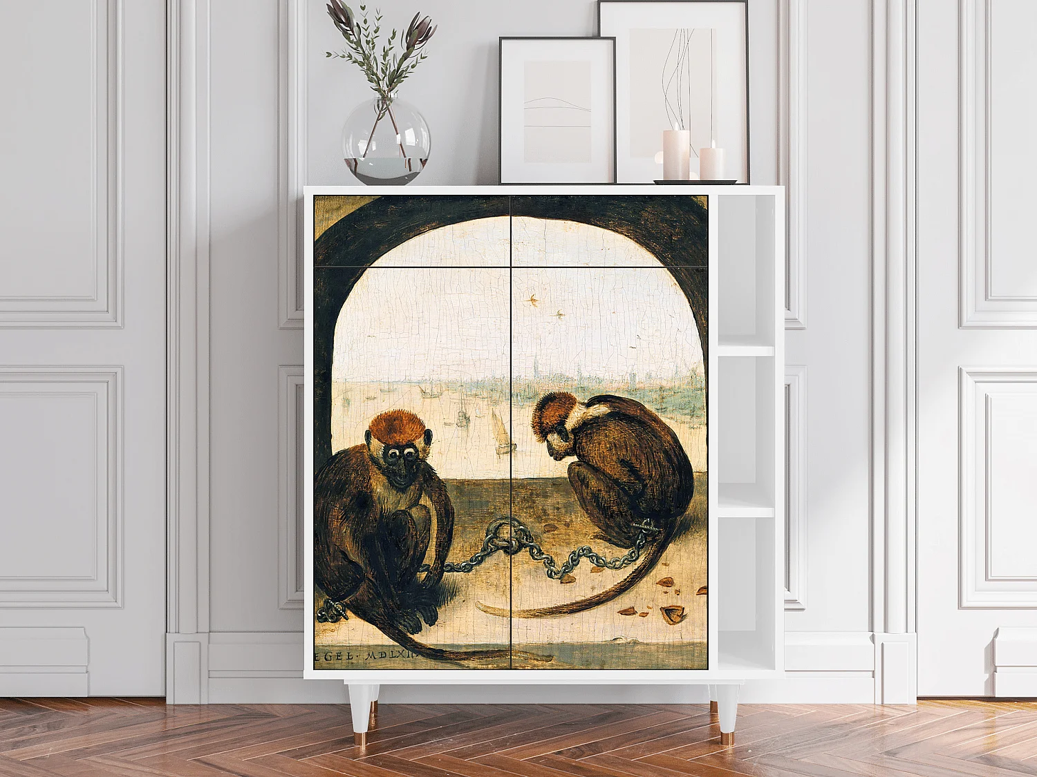 Aparador - 96х110х41 cm - BS6 - Two Monkeys, Blanco