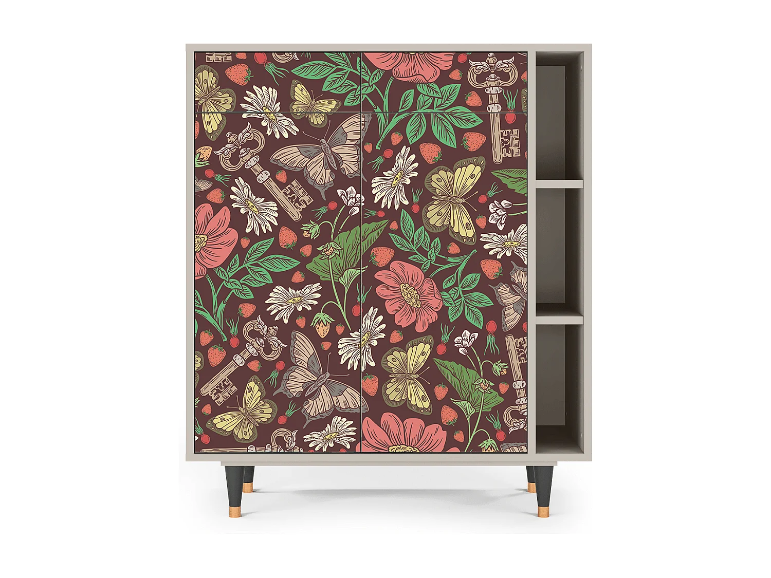 Buffet - 96х110х41 cm - BS6 - Alice in Wonderland, Sable