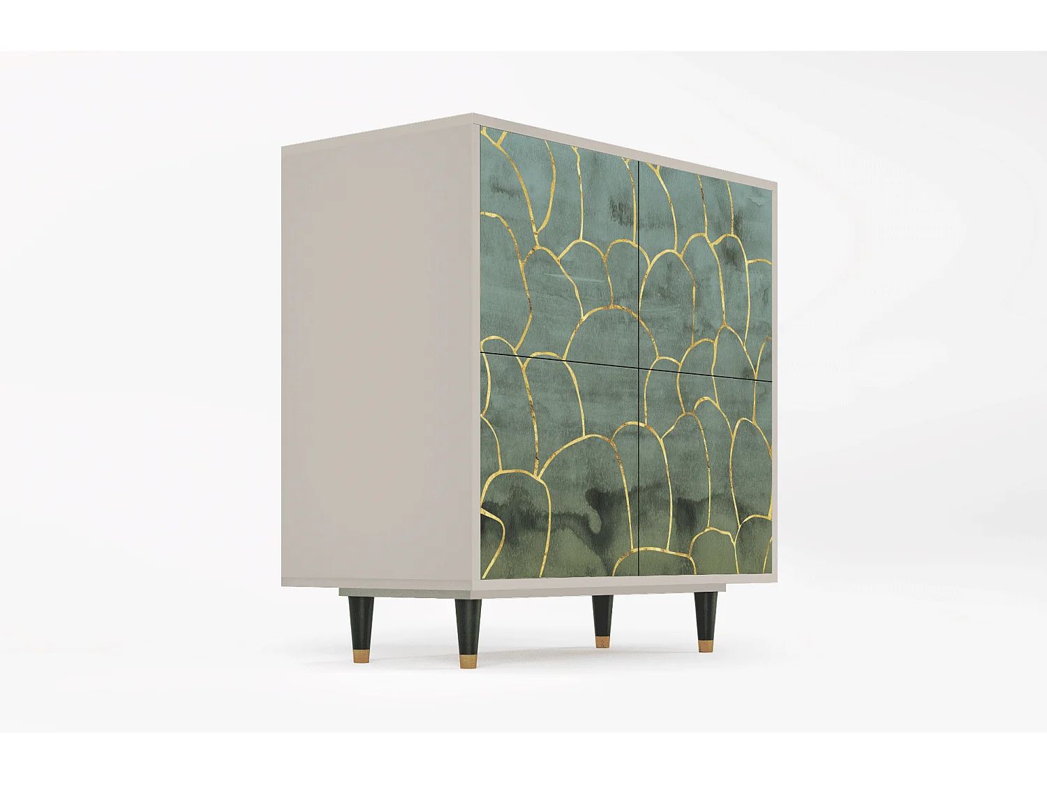 Buffet - 94x96x48 cm - BS3 - Magnificent Water Lily, Sable