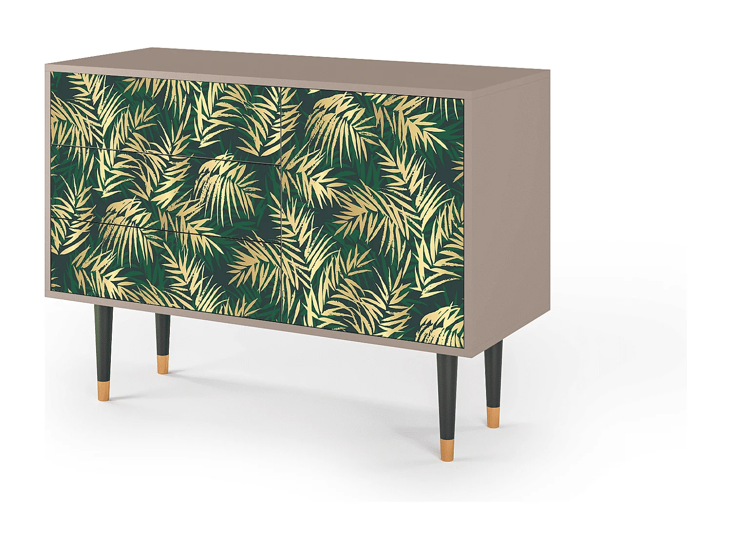 Credenza - 115х84х41 cm - S3 - Sunny Palm Tree, Latte