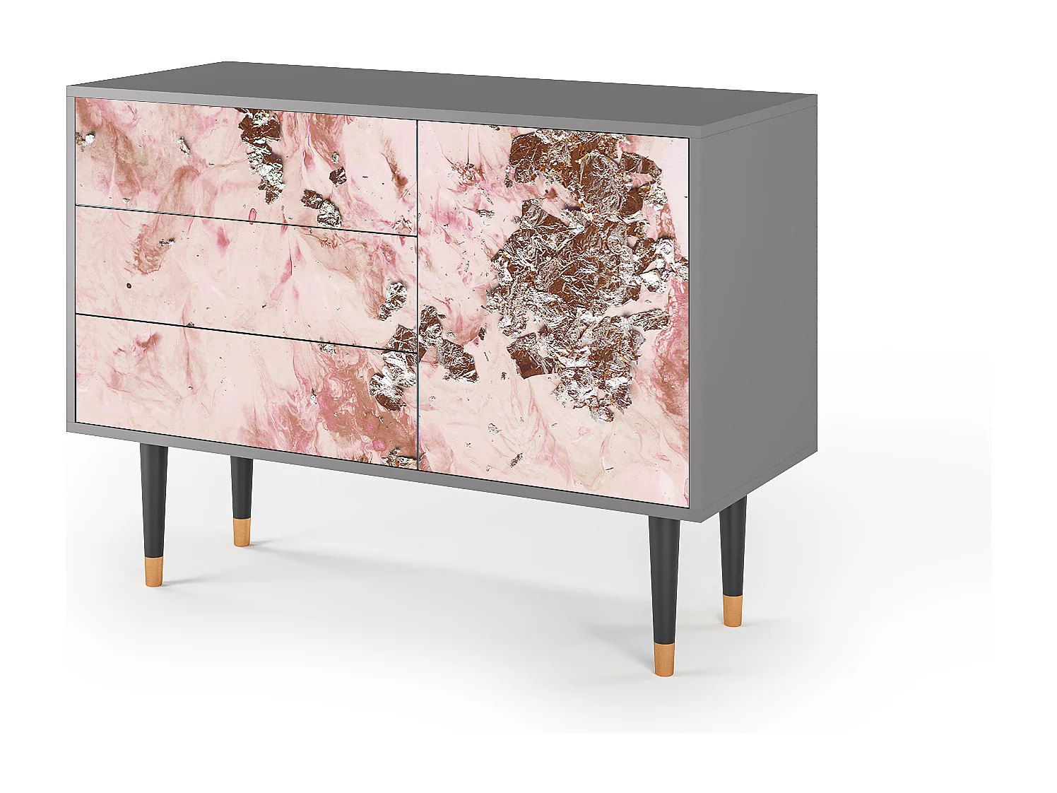 Credenza - 115х84х41 cm - S3 - Cotton Candy, Grigio