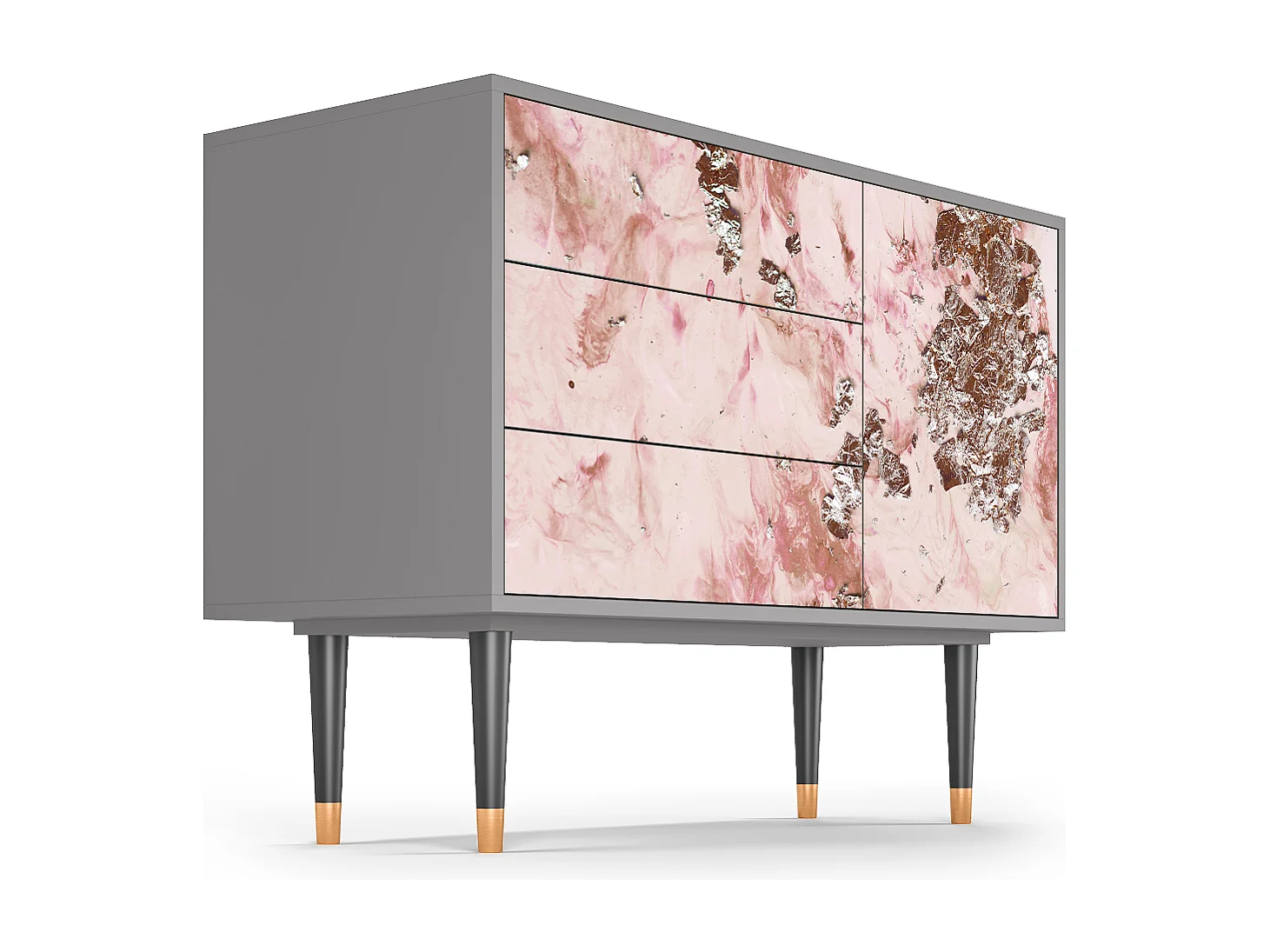 Credenza - 115х84х41 cm - S3 - Cotton Candy, Grigio
