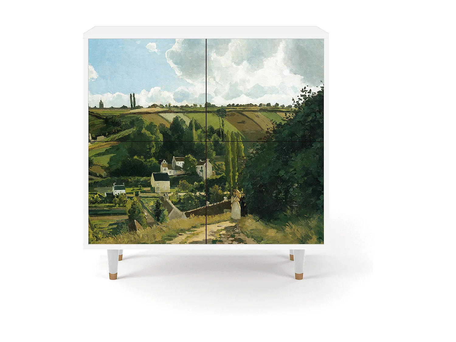 Sideboard - 94x96x48 cm - BS3 - Jalais Hill by Pissarro, Weiß