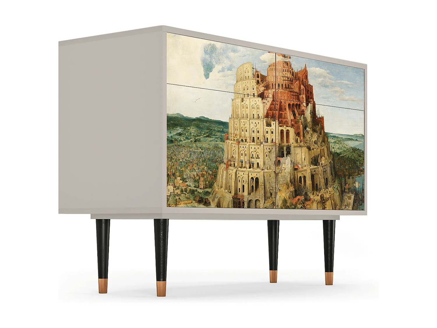 Dressoir - 115x85x48 cm - BS4 - Elder The Tower, Zand