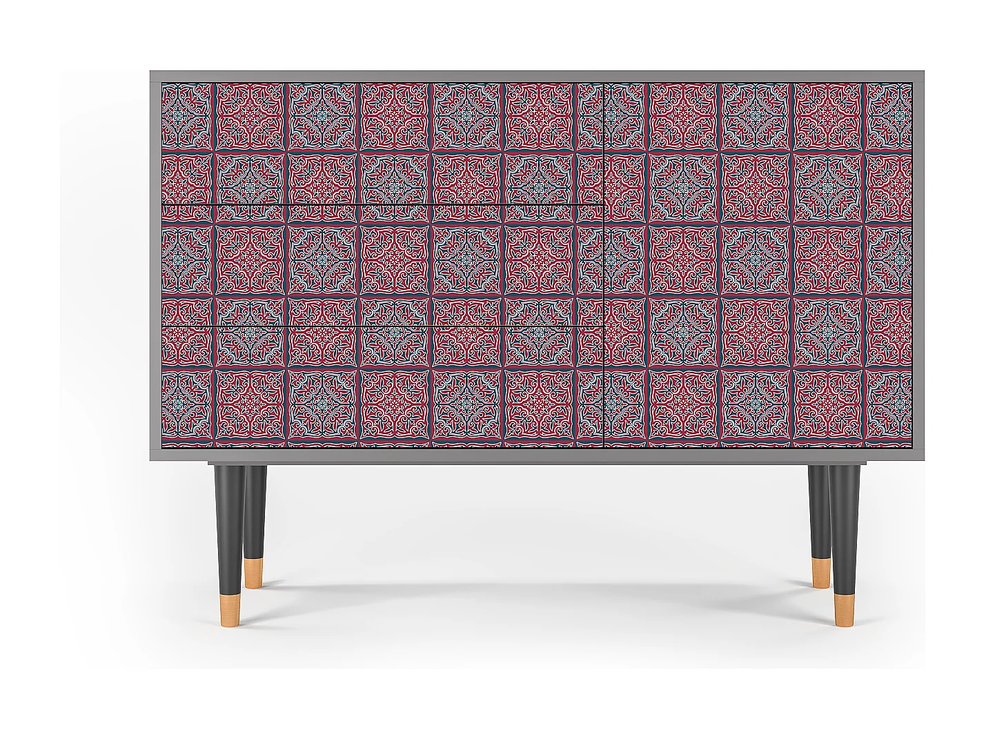 Dressoir - 115х84х41 cm - S3 - Riviera Mosaic, Grijs