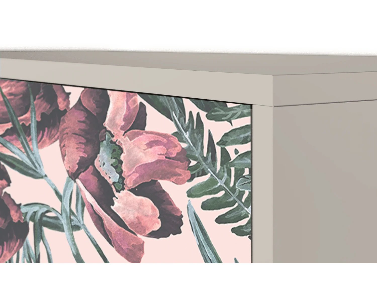 Aparador - 115х84х41 cm - S3 - Peach Peonies, Arena