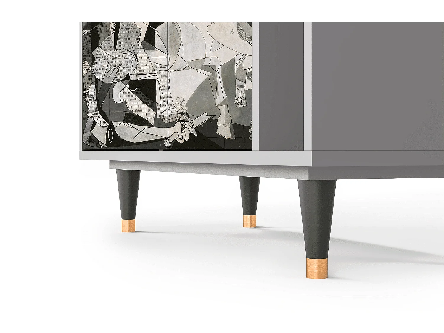 Buffet - 96х110х41 cm - BS6 - Guernica by Picasso, Gris