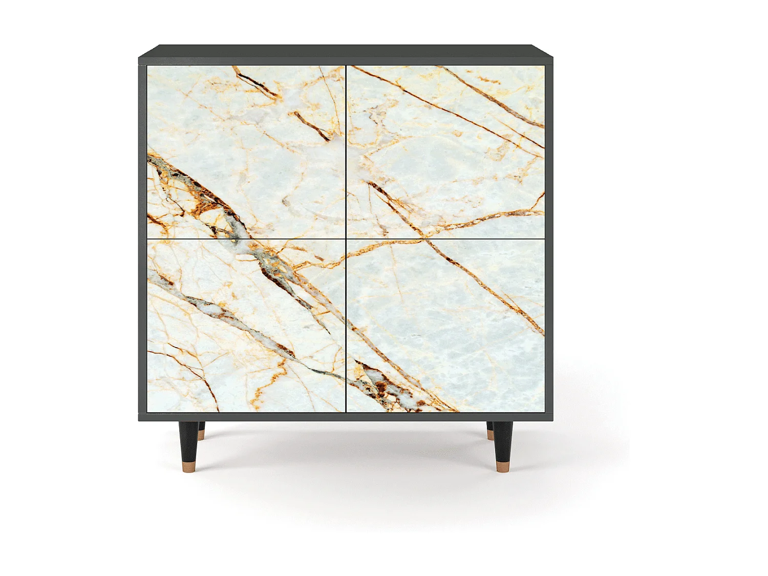 Aparador - 94x96x48 cm - BS3 - Areiay Marble, Antracite
