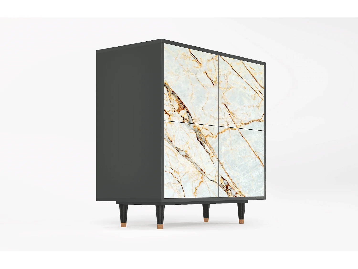 Aparador - 94x96x48 cm - BS3 - Areiay Marble, Antracite