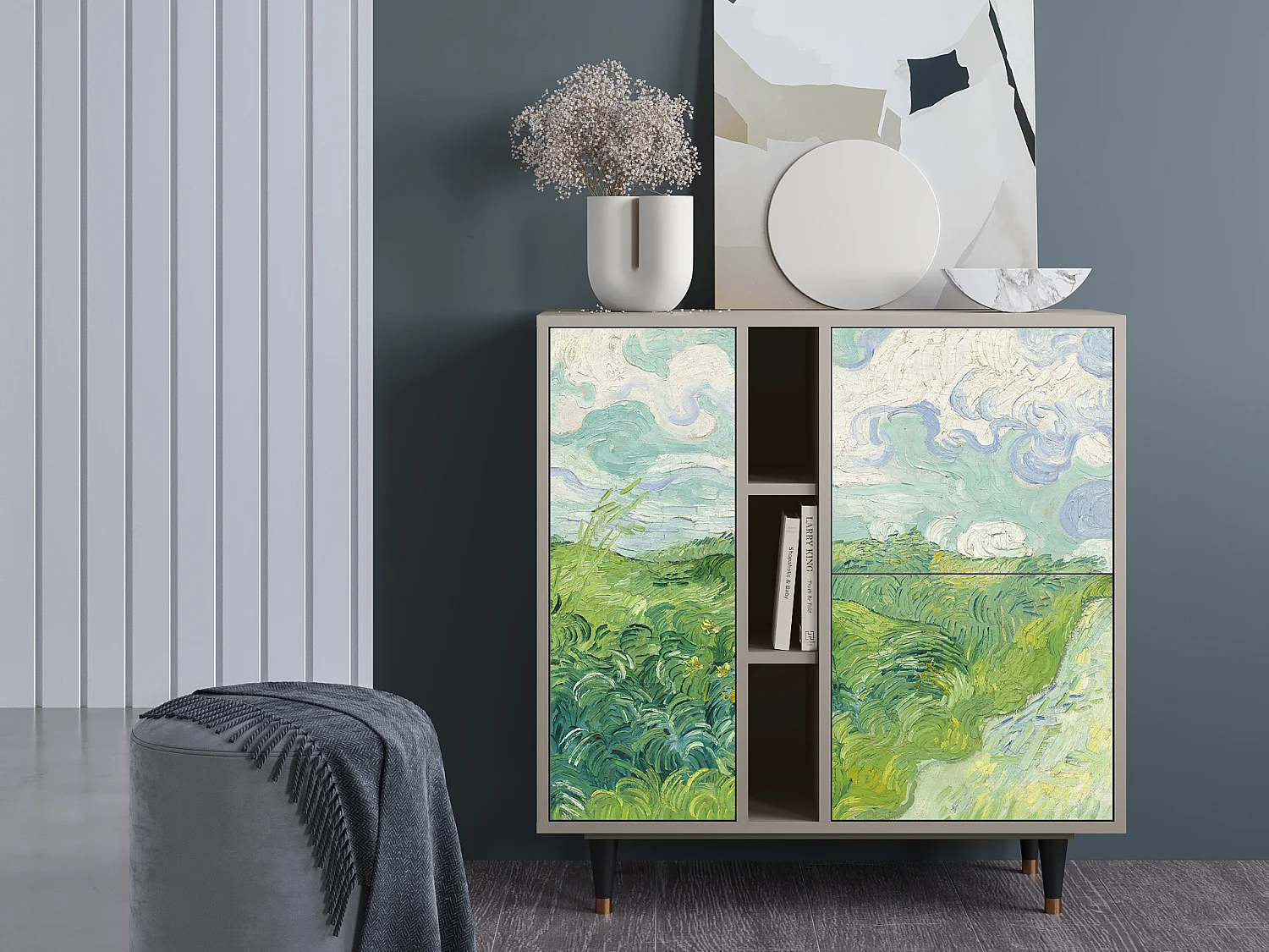 Buffet - 94х96х41 cm - BS5 - Green Wheat Fields, Sable