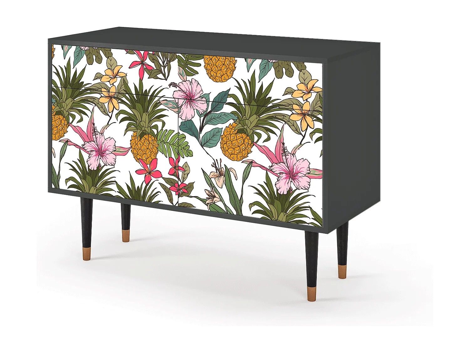 Dressoir - 115x85x48 cm - BS4 - Estival Fruit, Antraciet