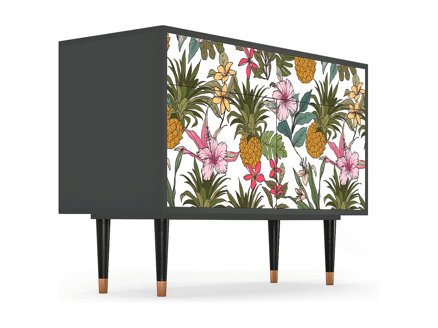 Dressoir - 115x85x48 cm - BS4 - Estival Fruit, Antraciet