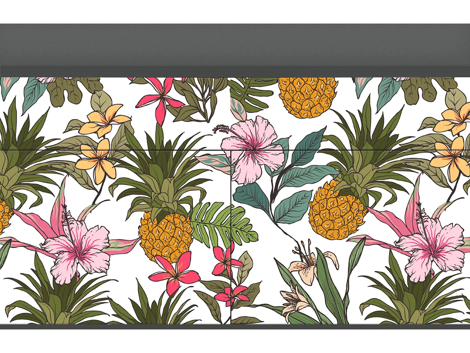 Dressoir - 115x85x48 cm - BS4 - Estival Fruit, Antraciet