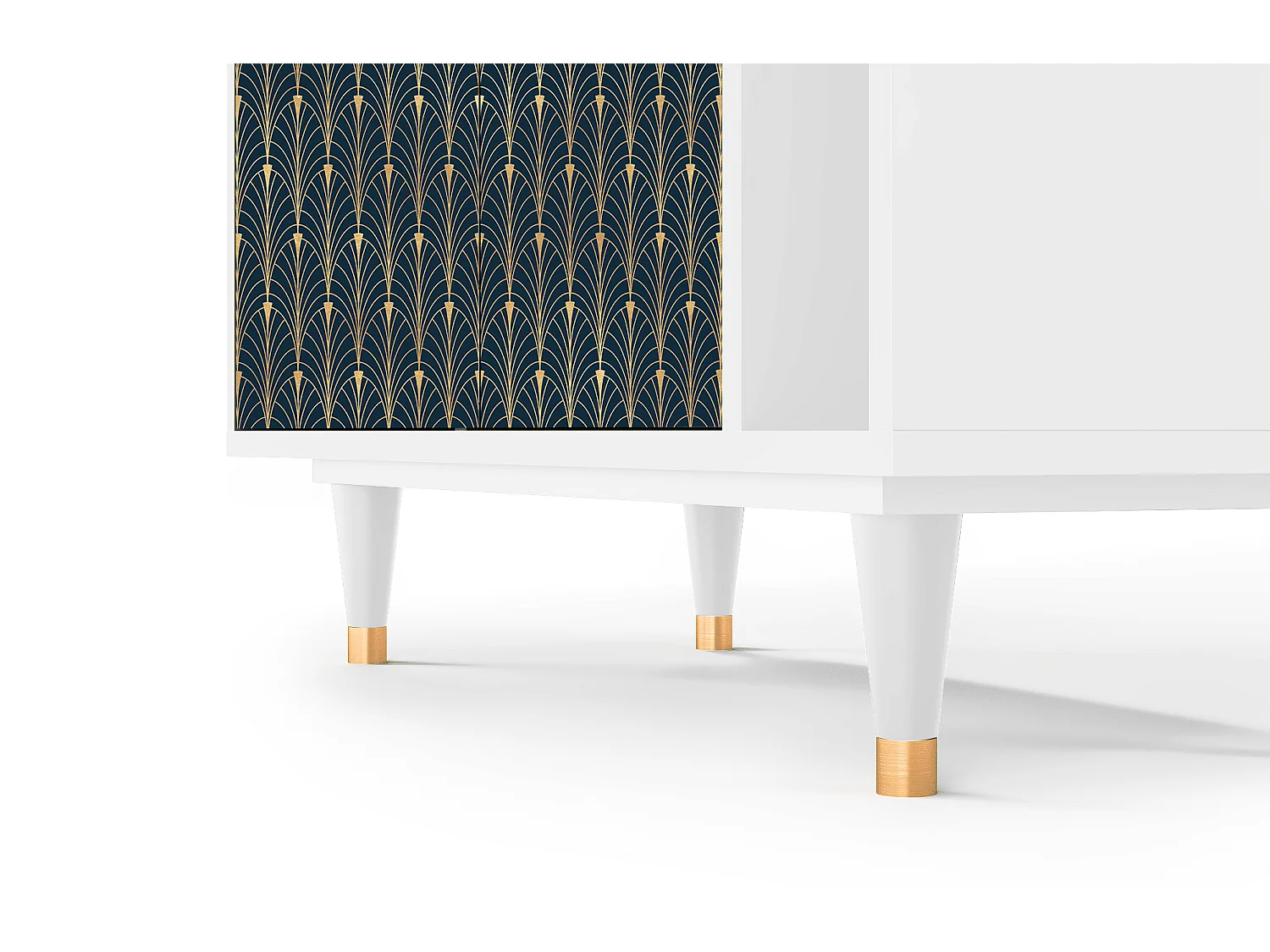 Credenza - 96х110х41 cm - BS6 - Flower of the Nile, Bianco