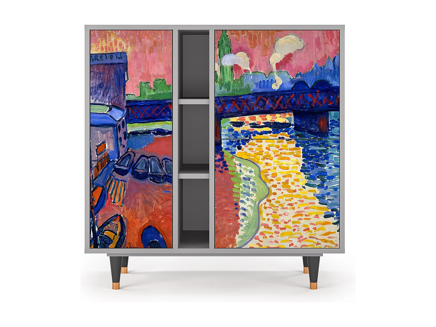 Buffet - 94х96х41 cm - BS5 - Charing Cross Bridge, Gris