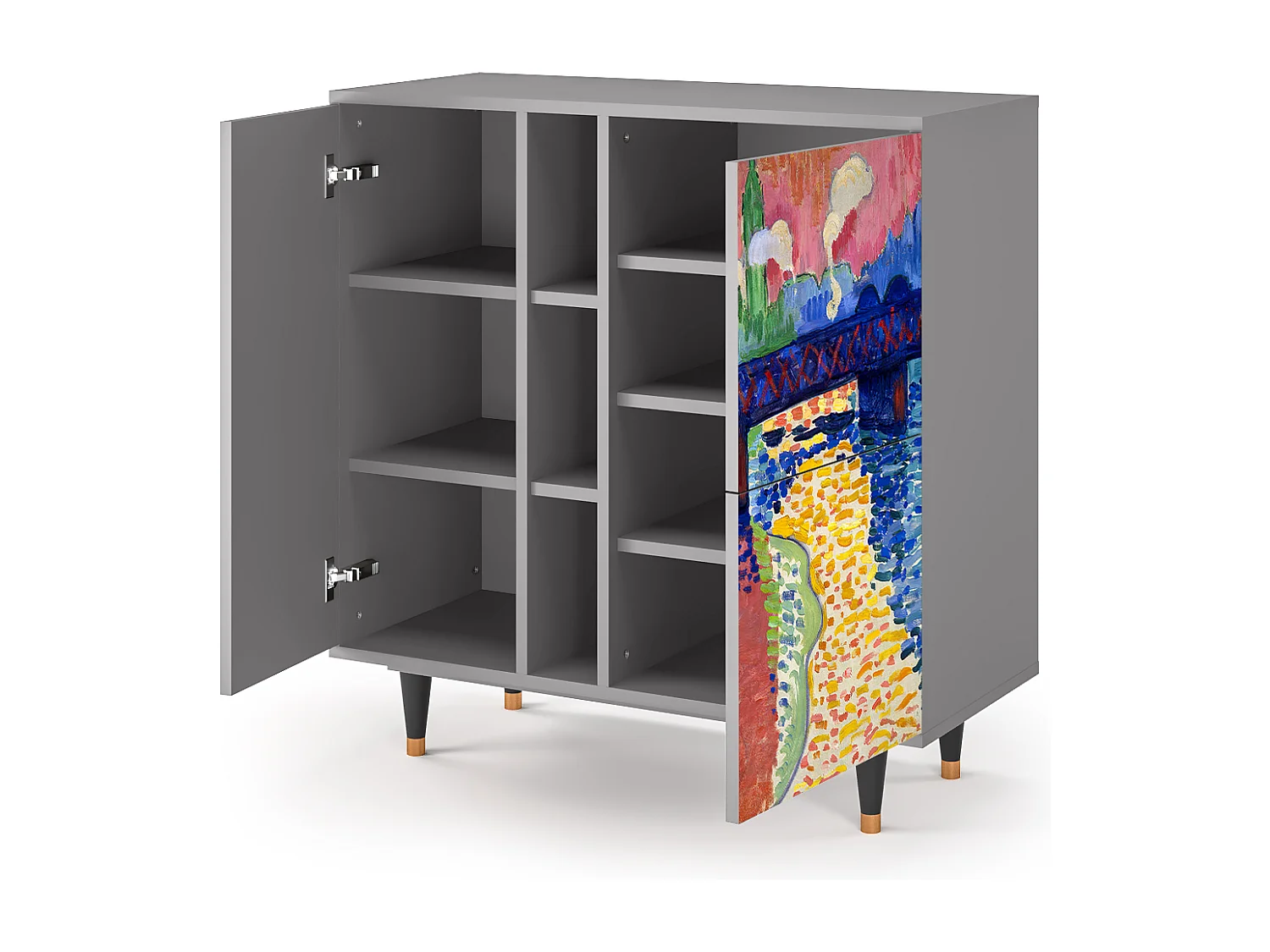 Buffet - 94х96х41 cm - BS5 - Charing Cross Bridge, Gris