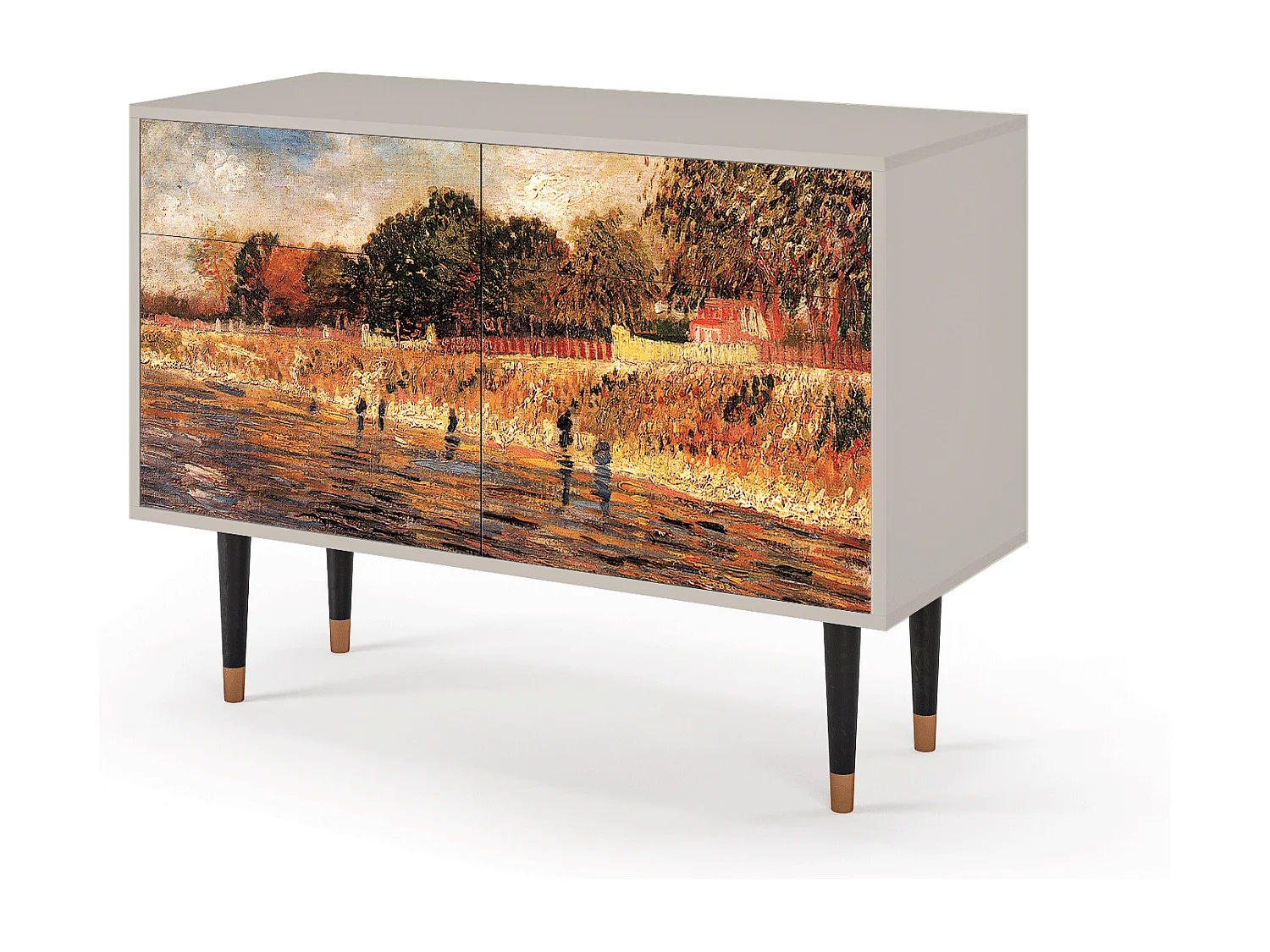 Aparador - 115x85x48 cm - BS4 - The Banks, Areia