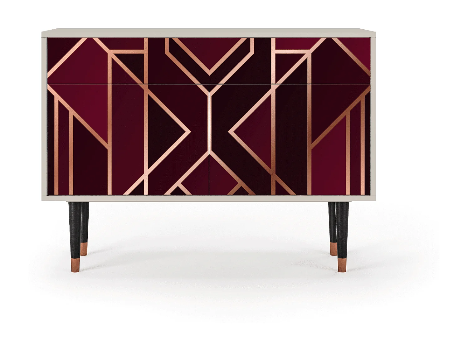 Buffet - 115x85x48 cm - BS4 - Burgundy Jewelery, Sable