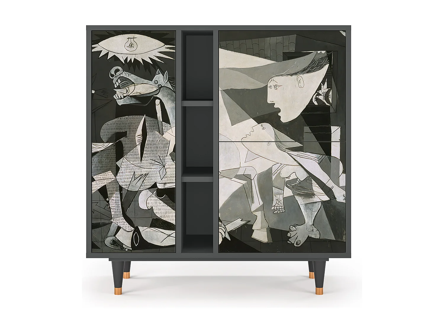 Aparador - 94х96х41 cm - BS5 - Guernica by Picasso, Antracite