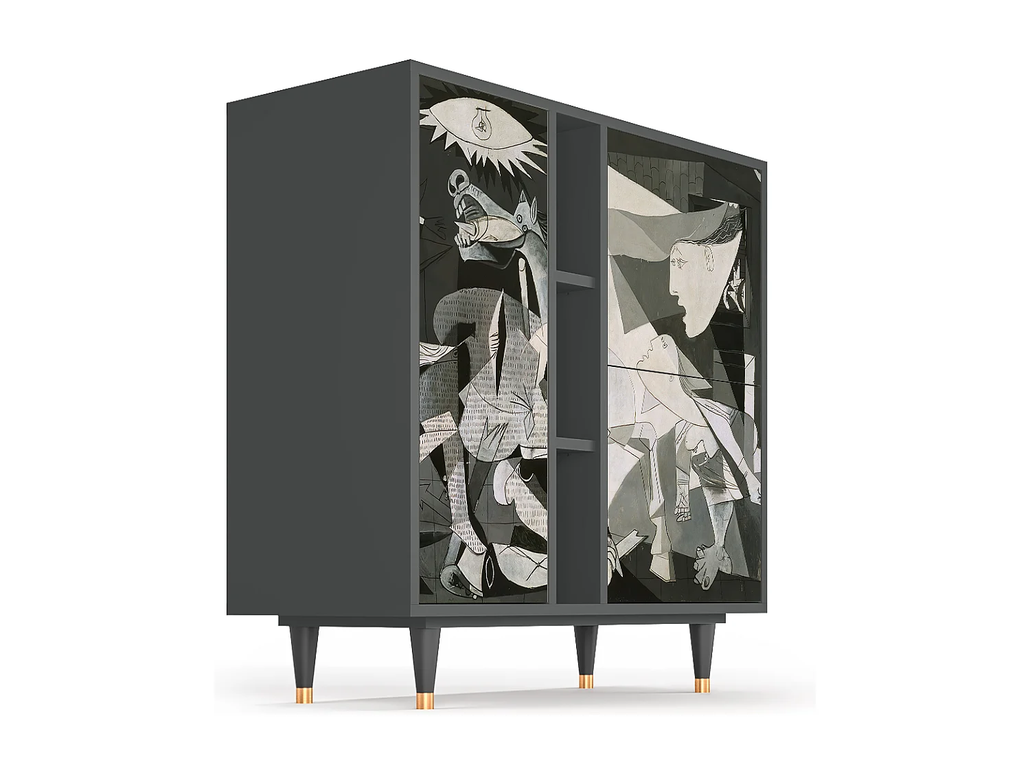 Aparador - 94х96х41 cm - BS5 - Guernica by Picasso, Antracite