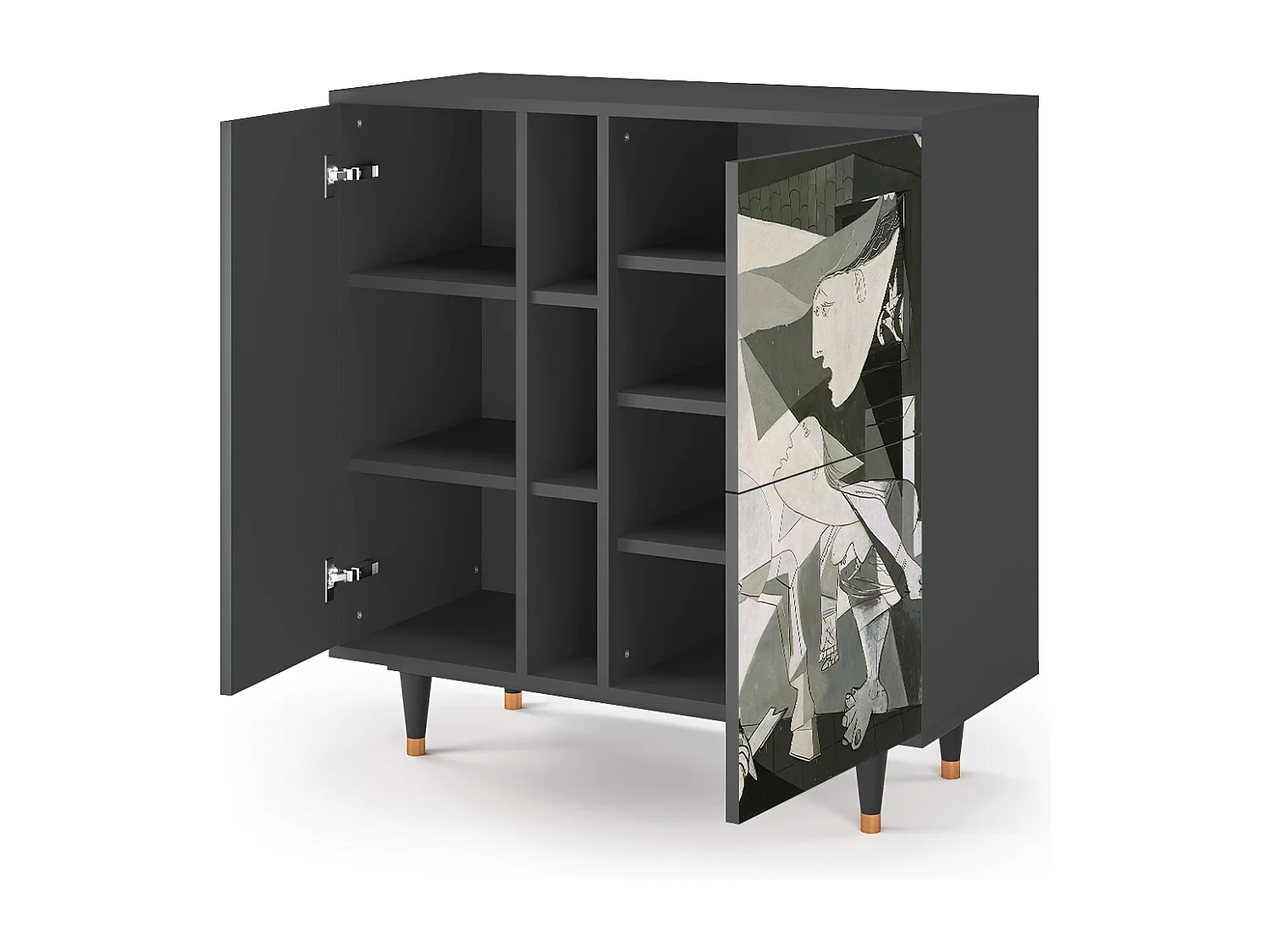 Aparador - 94х96х41 cm - BS5 - Guernica by Picasso, Antracite