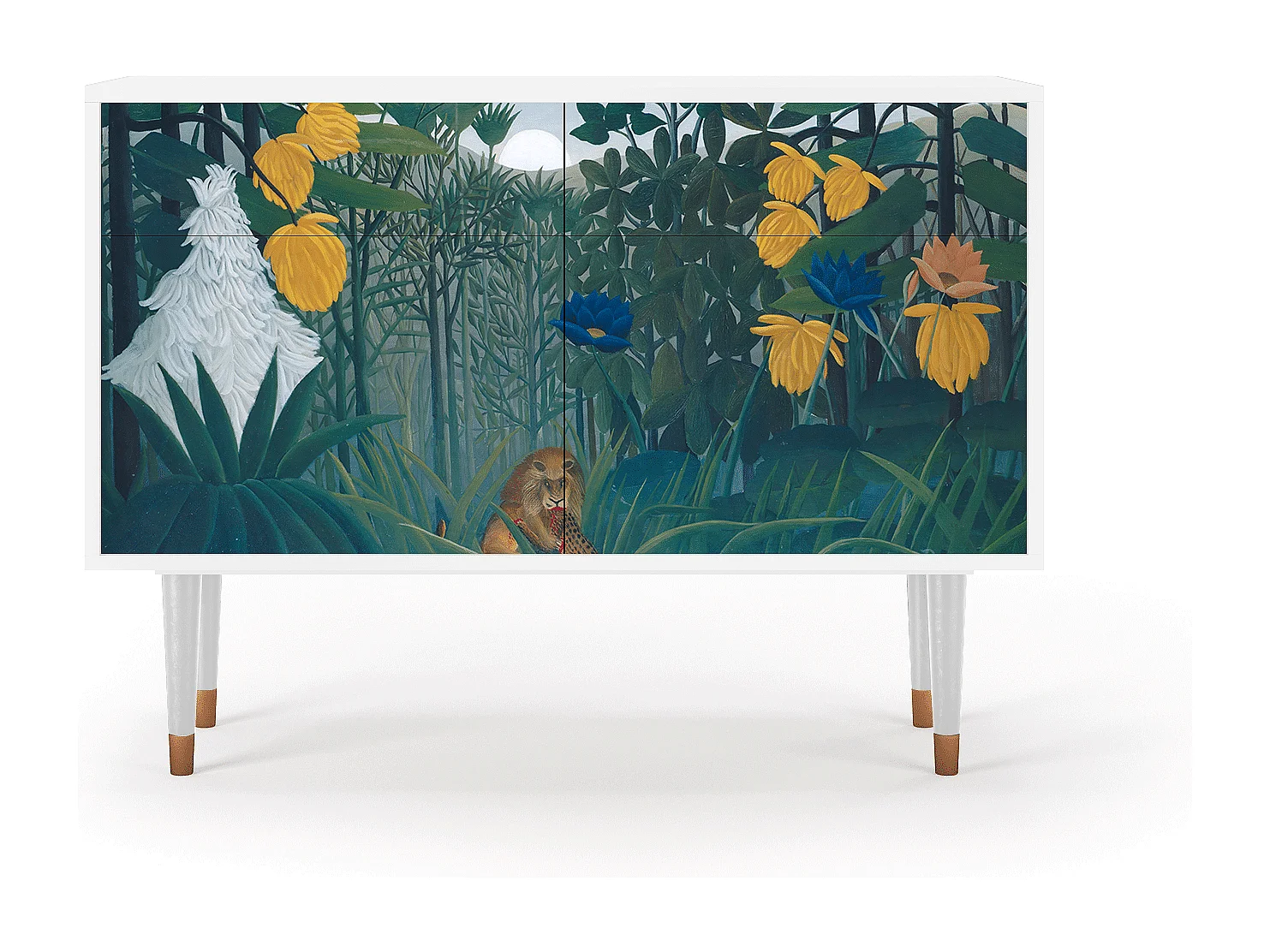 Buffet - 115x85x48 cm - BS4 - The Repast of the Lion, Blanc