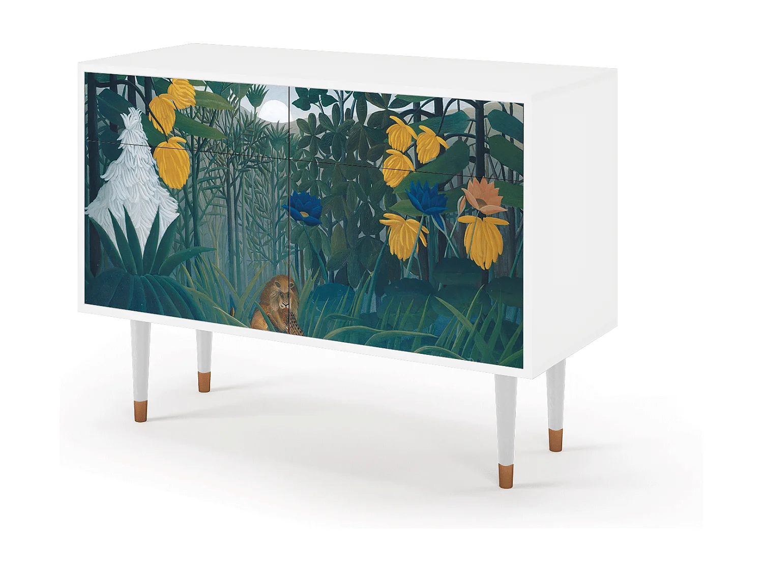 Buffet - 115x85x48 cm - BS4 - The Repast of the Lion, Blanc