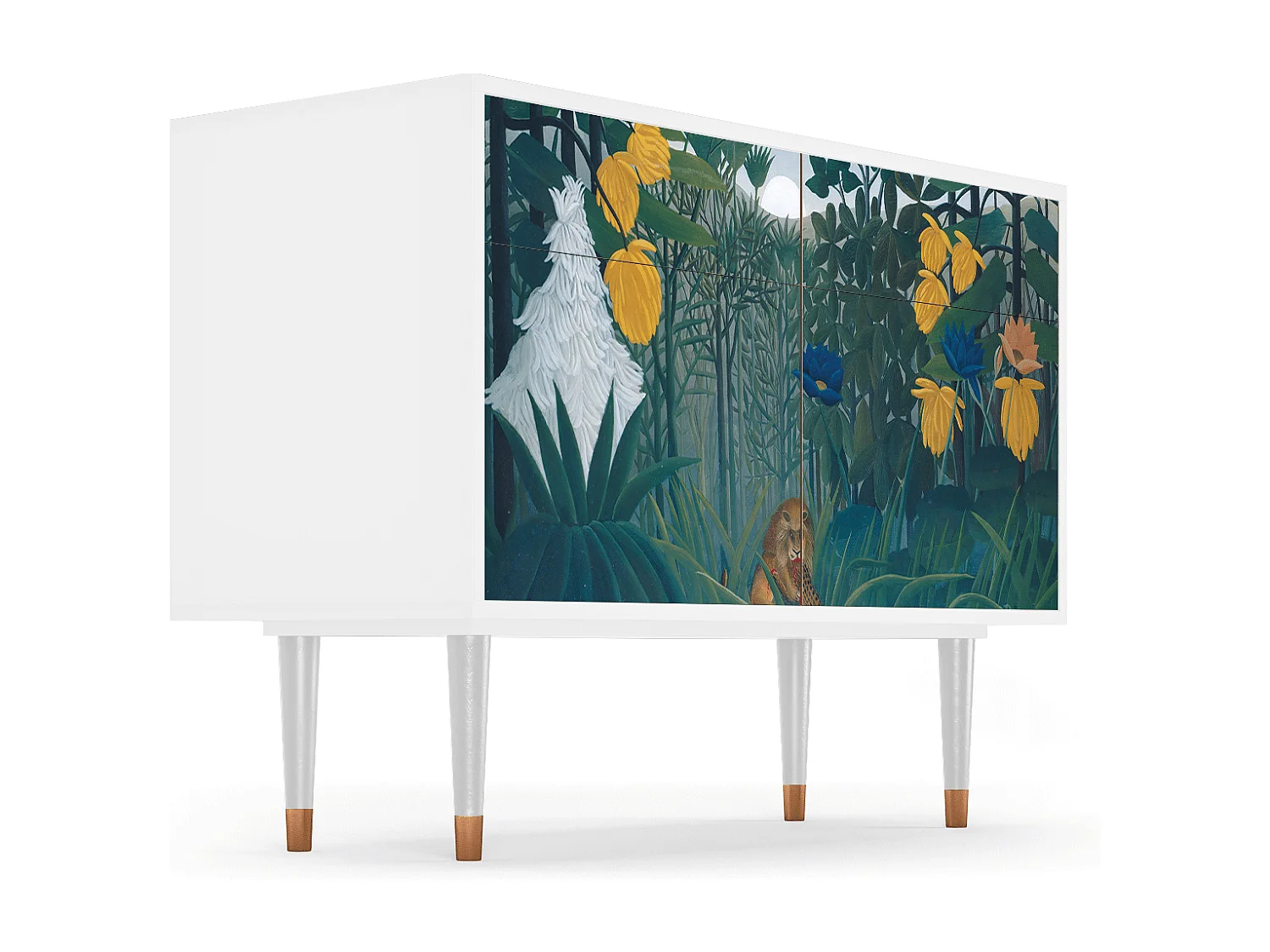 Buffet - 115x85x48 cm - BS4 - The Repast of the Lion, Blanc