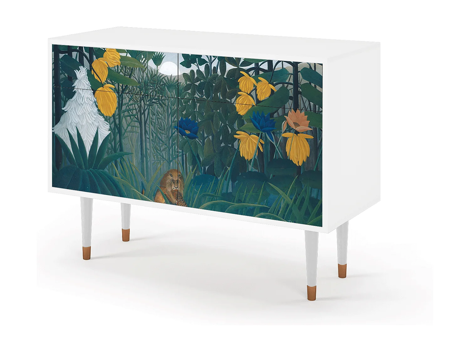 Buffet - 115x85x48 cm - BS4 - The Repast of the Lion, Blanc