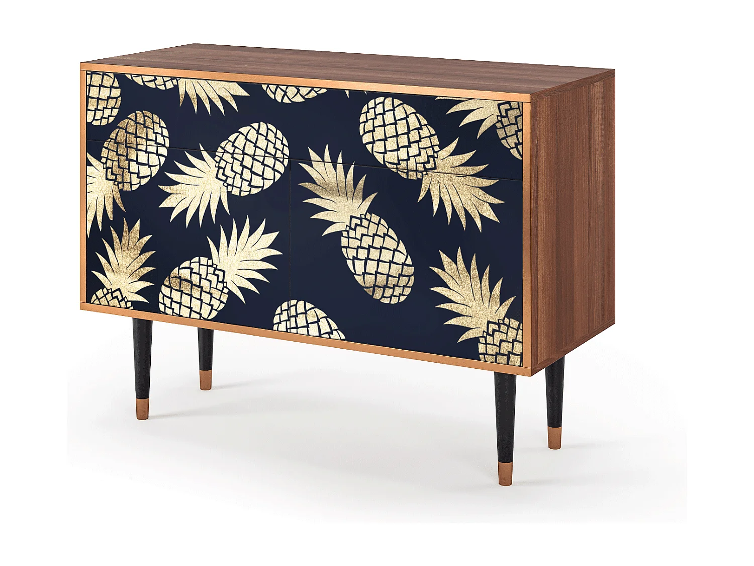 Kredens - 115x85x48 cm - BS4 - Sunny Pineaple, Orzech